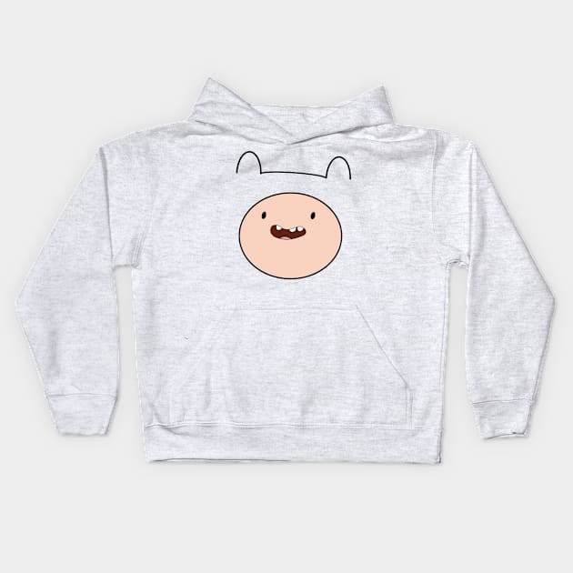 Face of Finn Kids Hoodie by HoloSayer